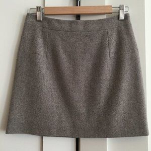 J.Crew Wool Mini Skirt
